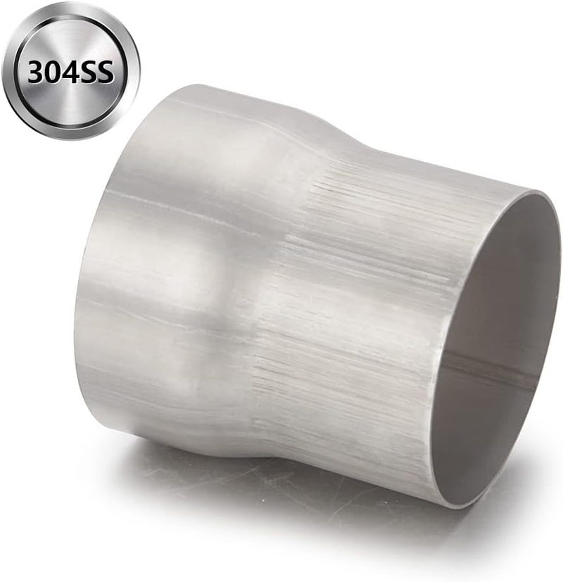 A-KARCK موصل محول العادم A-KARCK 3.5" OD إلى 4" OD، 4" طول إجمالي، فولاذ مقاوم للصدأ 304 - Image 2