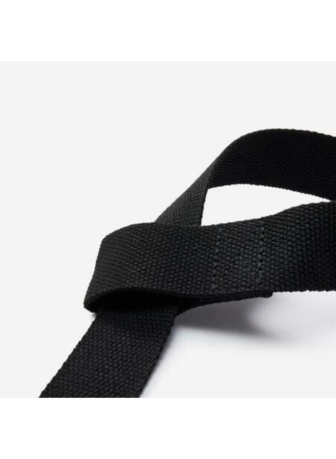 Domyos Weight Training Lifting Strap - Black - Image 3