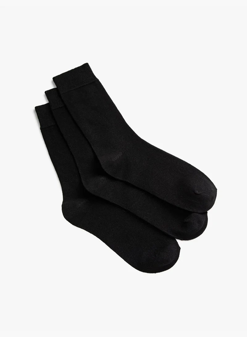 KOTON 3-Pack Patterned Socks Set
