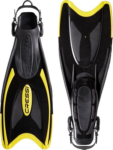 Cressi Palau Adjustable Open Heel Fins BlackYellow XSS - Image 3