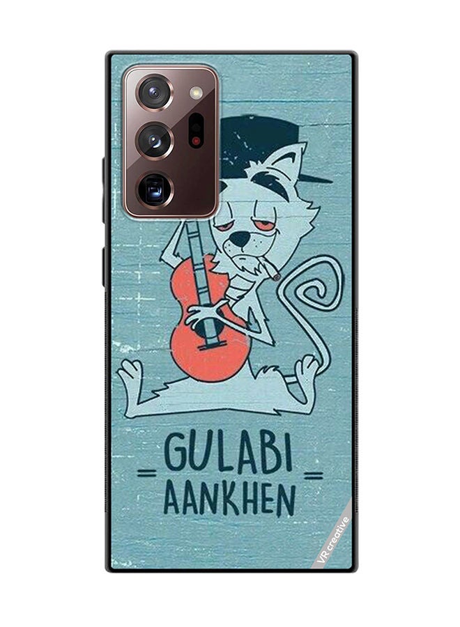 VR CREATIVE Protective Case Cover For Samsung Galaxy Note20 Ultra 5G Gulabi Aankein Design Multicolour - Image 1