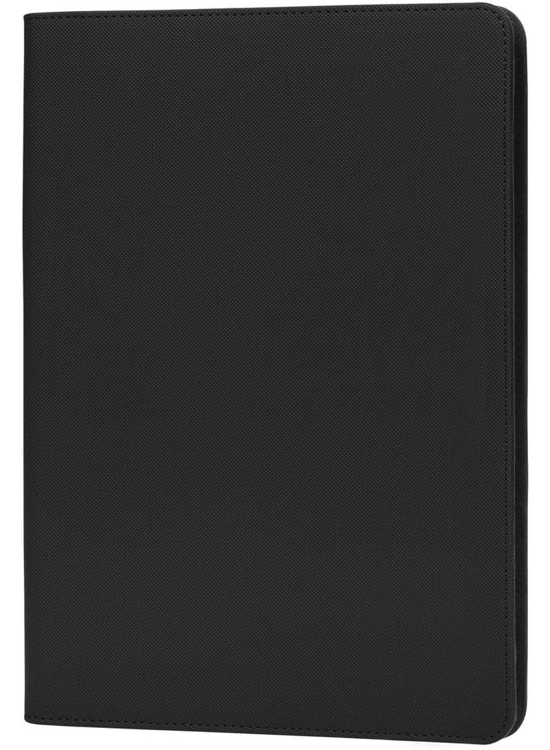 Flip Cover Leather Stand Compatible with Samsung Galaxy Tab A9 Plus 11 inch 2023 SM-X210, SM-X215 LTE, SM-X216 5G - Black