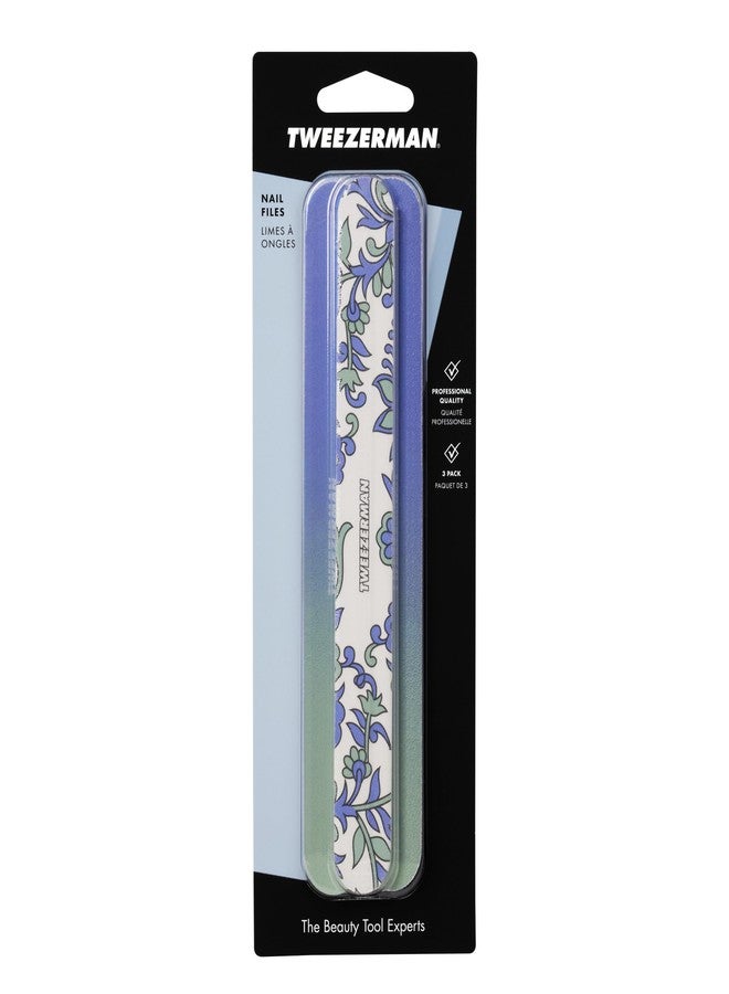 Tweezerman Paisley Nail Files, (Pack of 3) - Image 3