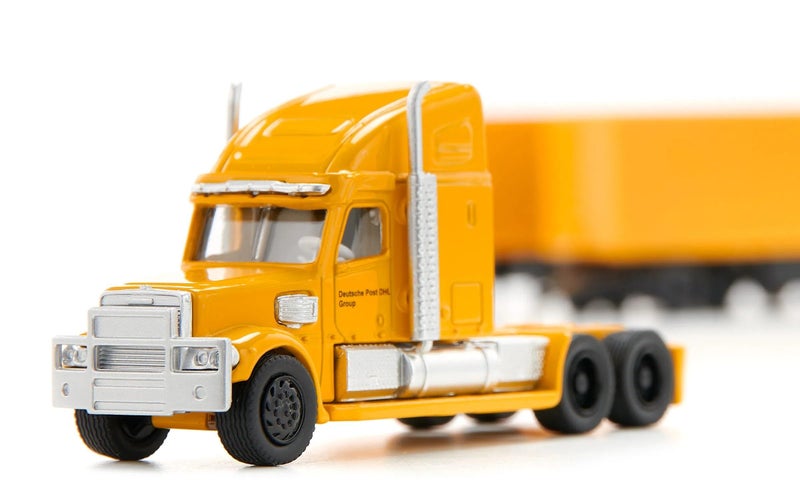 Siku 1806, Road Train, Tractor Unit with semi-Trailer and Trailer, 1:87, Metal/Plastic, Brown/White - Image 5