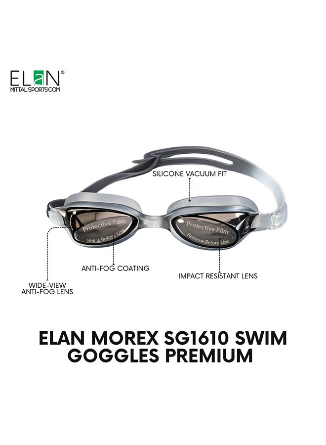 ELAN Morex Kids Swim Goggles  - Anti-Fog Leak-Proof Swimming Goggles for Boys & Girls, Soft Silicone Comfort Fit with Easy-Adjust Strap, UV Protection for Pool & Beach - Image 3