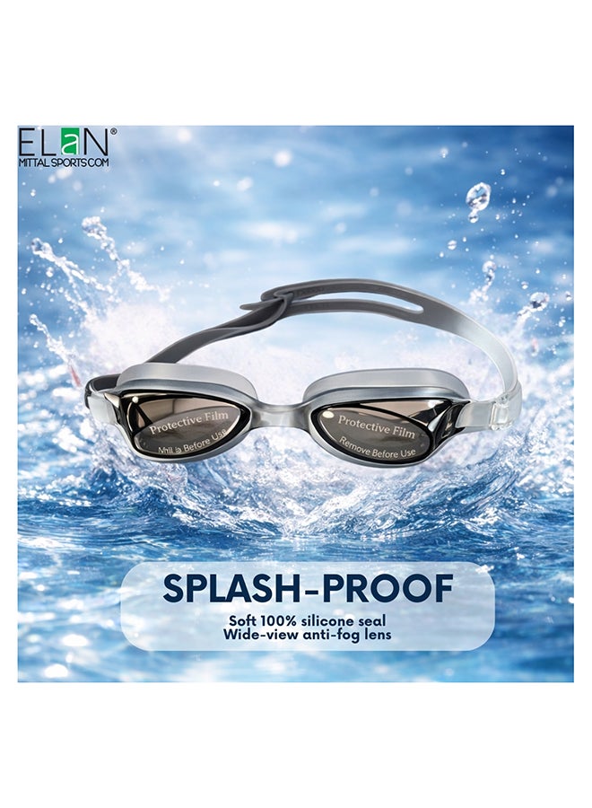 ELAN Morex Kids Swim Goggles  - Anti-Fog Leak-Proof Swimming Goggles for Boys & Girls, Soft Silicone Comfort Fit with Easy-Adjust Strap, UV Protection for Pool & Beach - Image 2