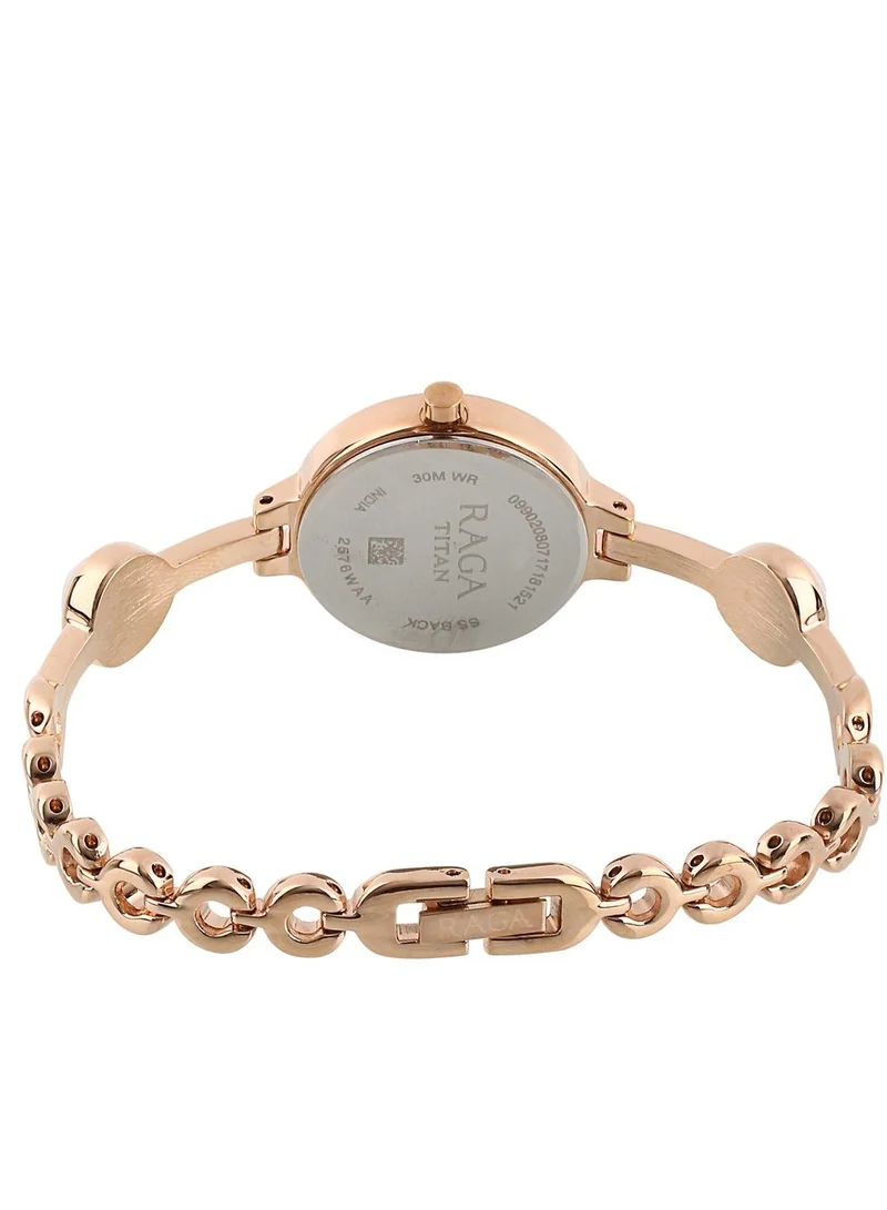 TITAN Titan Quartz Analog Grey Dial Metal Strap Watch for Women