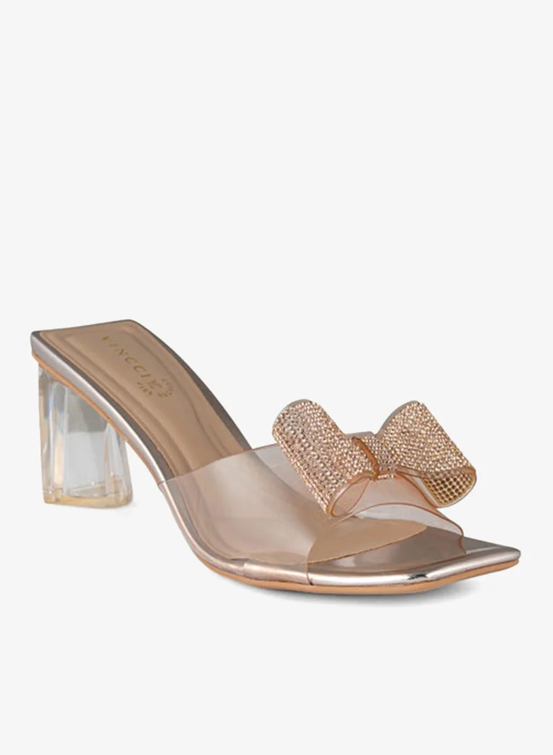 Women One Strap Mid Heel Sandals