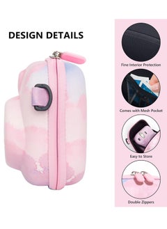 KASTWAVE Hard EVA Camera Storage Case, Mini 12 Camera Case, Compatible with Fujifilm Instax Mini 12/11/9/8//7+/90/99/40, Colorful Protective Carrying Case with Shoulder Strap  - Image 3