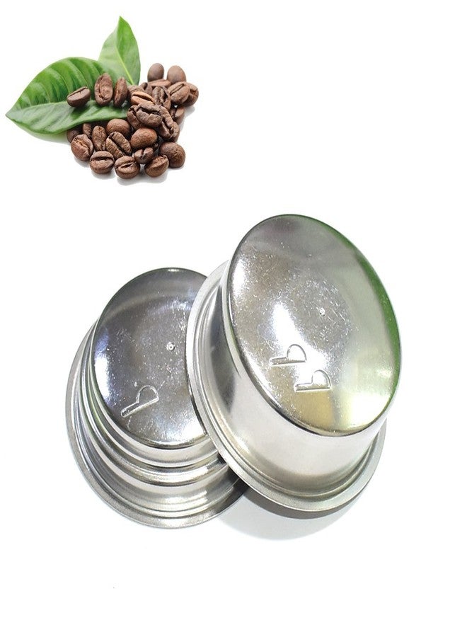 nicelucky 50mm Dual Wall Filter Basket Filter One Cup and BES820XL/205 Two Cup for Br ESP8XL 800ESXL BES820XL ESP6SXL BES250XL and Espresso Maker EM-100 (2 Pack) - Image 2