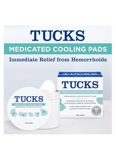 Tucks Medicated Cooling Pads 100 Pads  - Image 3