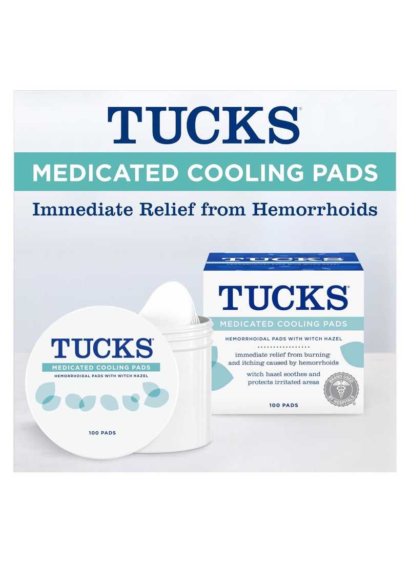 Tucks Medicated Cooling Pads 100 Pads  - Image 3
