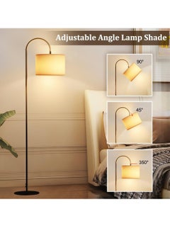 Necomi LED Floor Lamp for Living Room , 3 Colour Temperature Floor Lamp with Foot Switch Modern Vertical Table Lamp Tall Floor Reading Lamp for Bedroom, Study, Office  - Image 3
