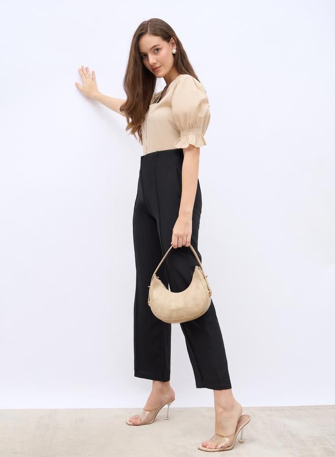 ستايلي قميص ستيلي مطرز بقصة عادية بأزرار - Image 1