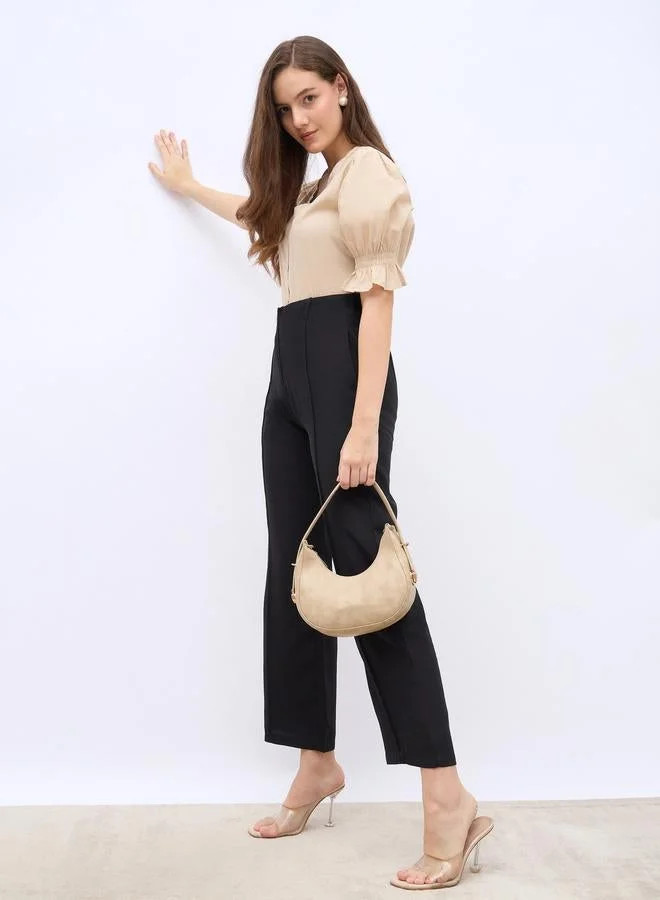 ستايلي قميص ستيلي مطرز بقصة عادية بأزرار