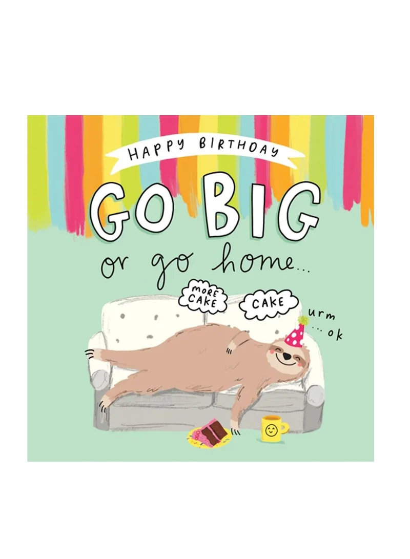 Pigment go big or go home, sloth eating cake