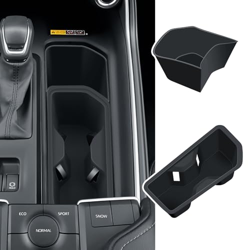 BIBIBO 2 Pack for 2025 Grand Highlander Silicon Central Control Cup Holder 2024-2026 Toyota Grand Highlander/2025 Grand Highlander Hybrid Control Insert Cup Holder 2025 Grand Highlander Accessories - Image 1