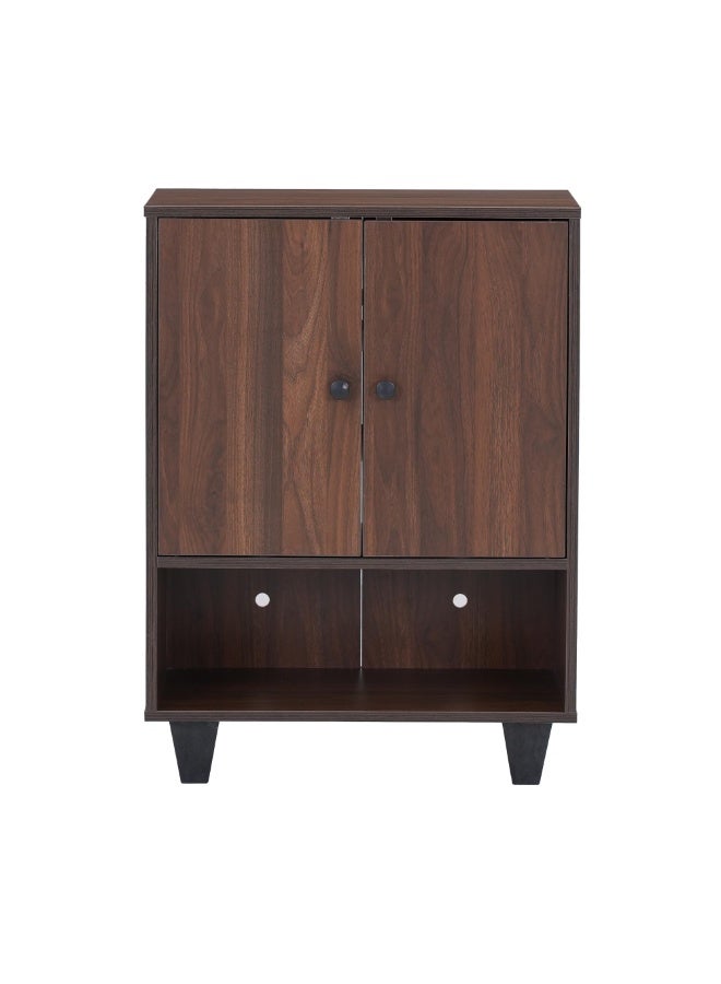 ROYALOAK Cosmos Shoe Rack with 2 Door Storage | Engineered Wood With Melamine Finish Shoe Rack | Sturdy Construction | 8MM Back Sheet For Better support | Optimized 350mm Depth for Ideal Fit - Image 3