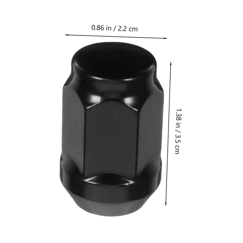 10 Pcs Black Lug Nut Covers Protective Wheel Nut Caps For Car Easy Installation Removal Salt Spray Tested - Image 4
