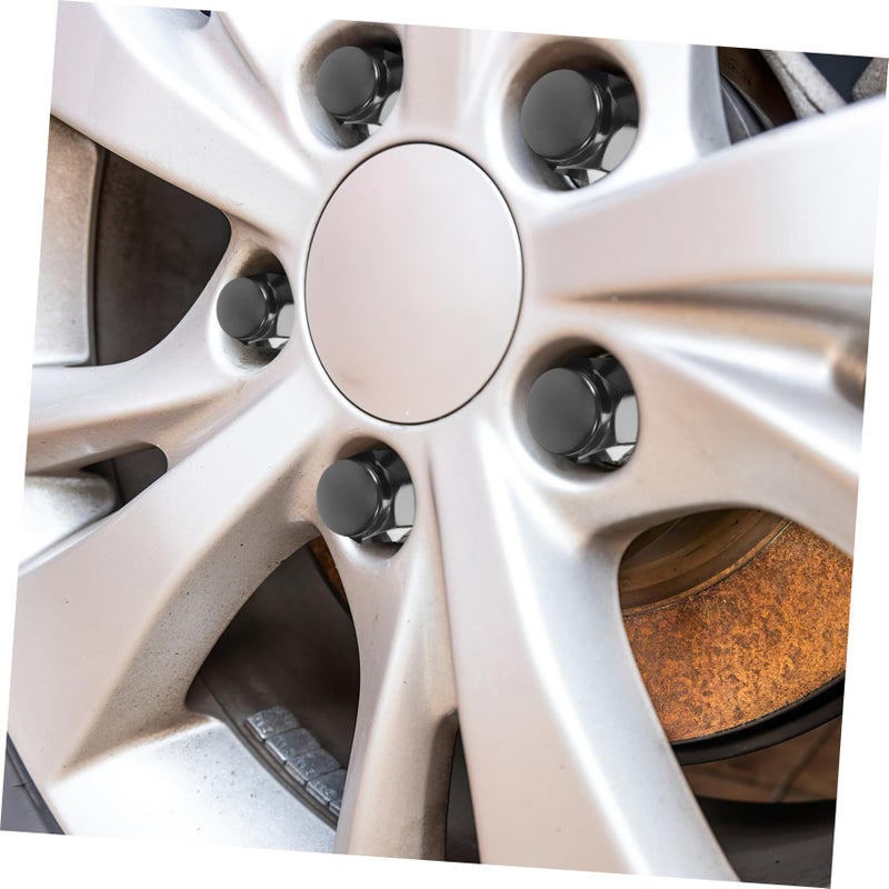 10 Pcs Black Lug Nut Covers Protective Wheel Nut Caps For Car Easy Installation Removal Salt Spray Tested - Image 5