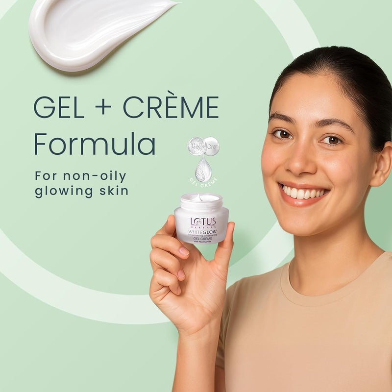 Lotus Herbals Whiteglow Skin Whitening & Brightening Gel Crème SPF-25 - Image 3