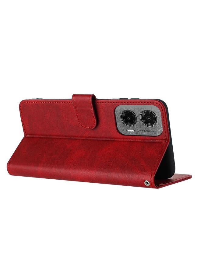 اس-توب جراب لهاتف Motorola Moto G35 مصنوع من جلد العجل الصلب المتين - Image 4