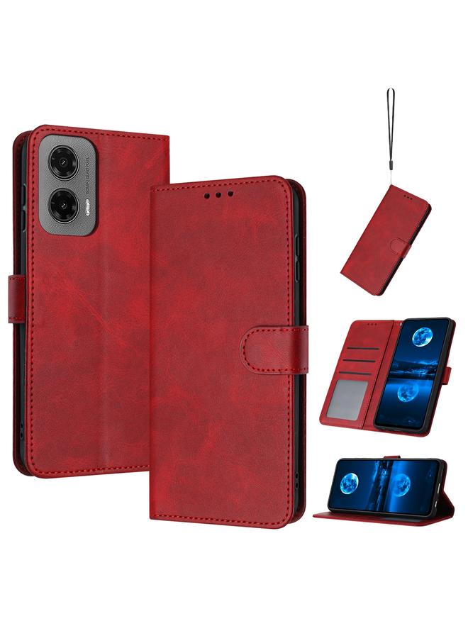 اس-توب جراب لهاتف Motorola Moto G35 مصنوع من جلد العجل الصلب المتين - Image 1