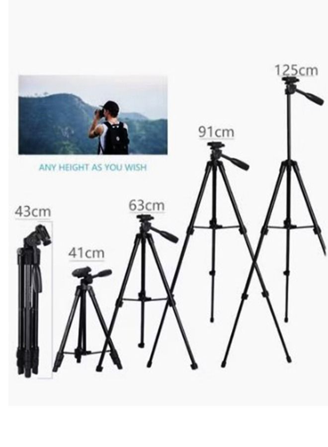 JAJEEK Tripod Wt3520 Aluminum Alloy Foldable Portable Photography Tripod For Camera Dv Camcorder - Image 3