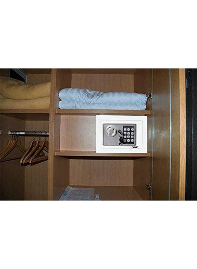 SToK (ST-ES1723-W) Small Electronic Safe - Secure Locker for Home and Office | Size: 23x17x17 cm | Keep Your Valuables Safe! - White (1 Year Offsite Warranty) - Image 4