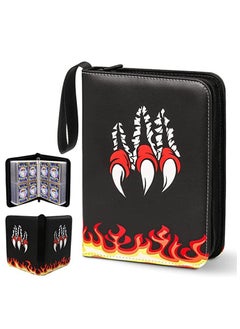Filly Filly Card Holder Binder Carrying Case suitable for Pokemon Cards Portable Trading Cards Holder Collector Album holder holds 400 Cards with 50 Removable Sheets and 4 Pockets  - Image 3