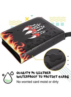 Filly Filly Card Holder Binder Carrying Case suitable for Pokemon Cards Portable Trading Cards Holder Collector Album holder holds 400 Cards with 50 Removable Sheets and 4 Pockets  - Image 5