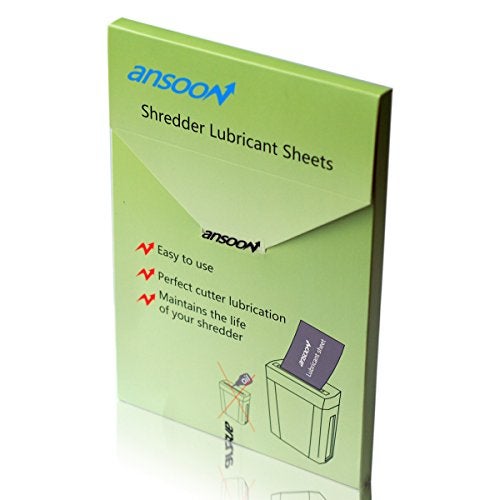 Ansoon 24 Pack Paper Shredder Lubricant Sheets, Paper Shredder Sharpening & Lubricating Sheets - Image 4