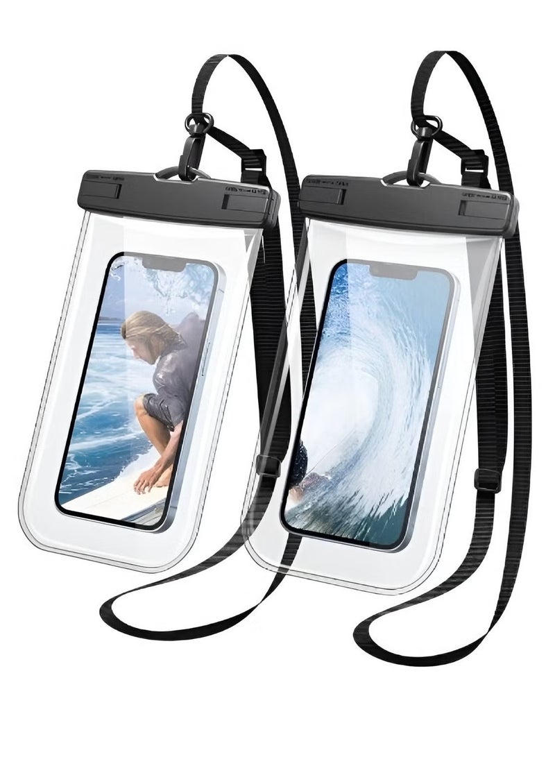 Deep Waterproof Bag Cover 30 Meters Plastic Waterproof Bag Cover for All Cups up to 7.2 Inch Clear - Image 1