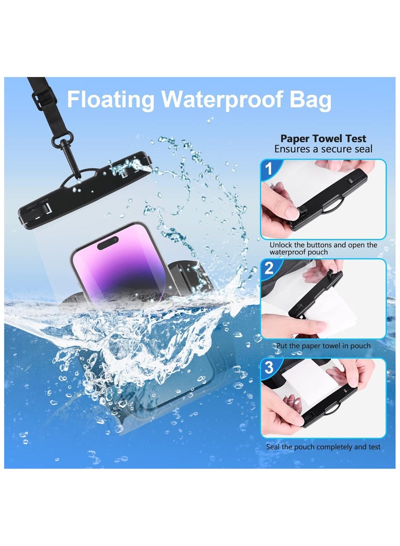 Deep Waterproof Bag Cover 30 Meters Plastic Waterproof Bag Cover for All Cups up to 7.2 Inch Clear - Image 4