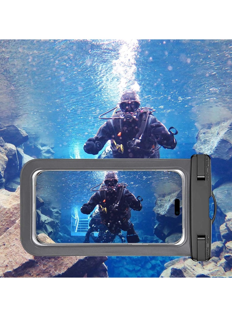 Deep Waterproof Bag Cover 30 Meters Plastic Waterproof Bag Cover for All Cups up to 7.2 Inch Clear - Image 5