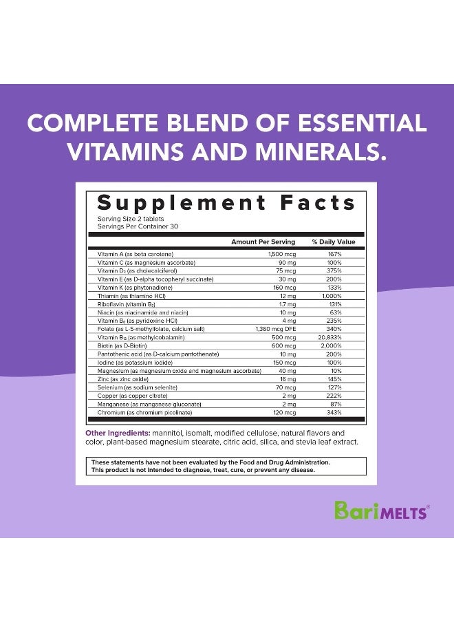 BariMelts - Bariatric Nutritional Supplements Multivitamin - Image 1
