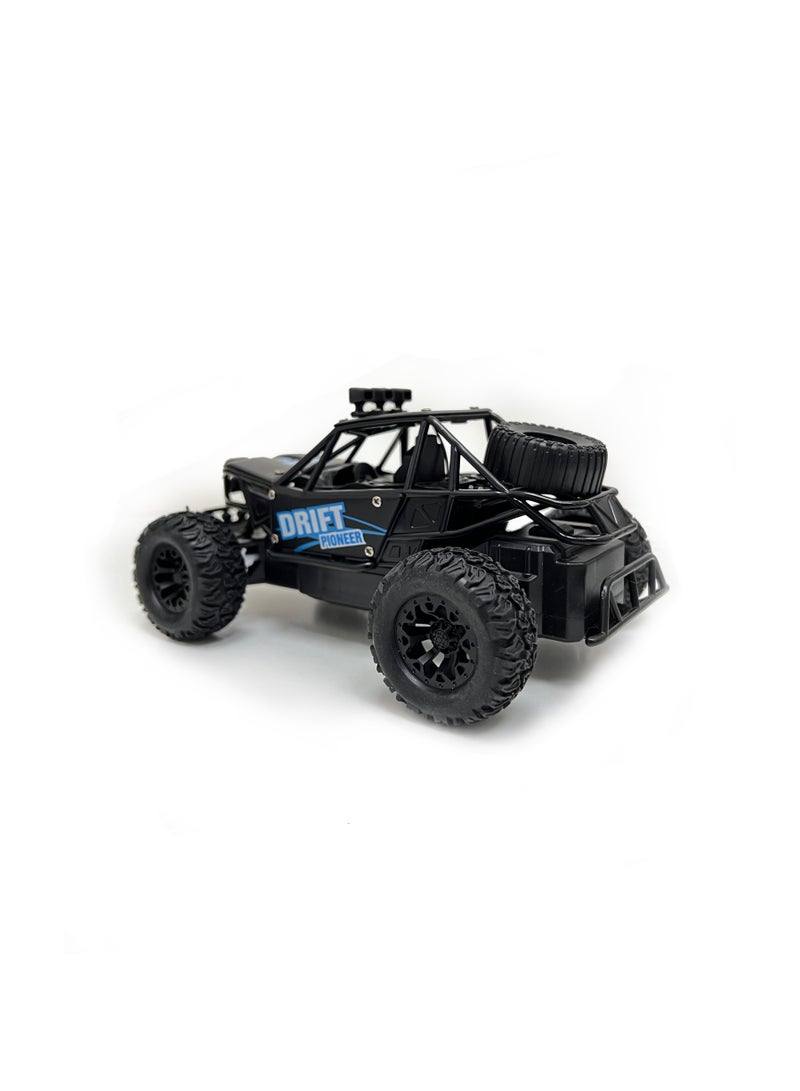 Toyland سيارات الانجراف RC القابلة لإعادة الشحن بمقياس 1:18، 4WD 2.4 جيجا هرتز لجميع التضاريس لعبة كهربائية مصنوعة من خليط معدني للطرق الوعرة Rc وحش التسلق الزاحف شاحنة للأطفال - Image 3