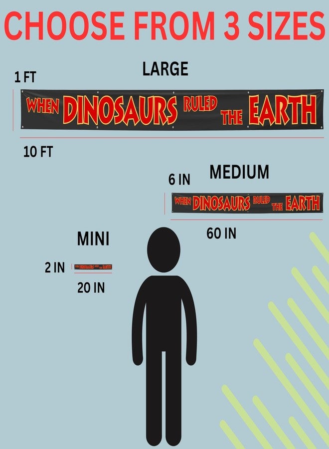 Chillkat When Dinosaurs Ruled the Earth Banner (2"x20") - Image 4