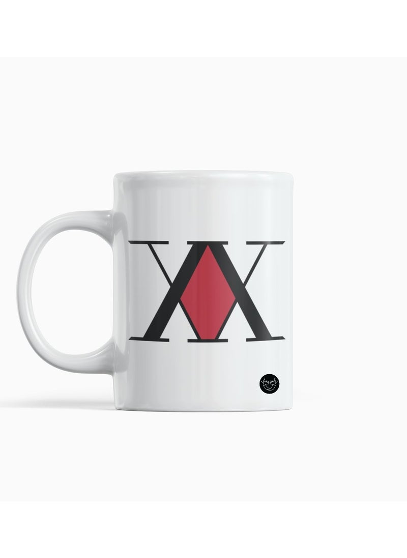 Reeman Design White mug with Hunter X Hunter design 