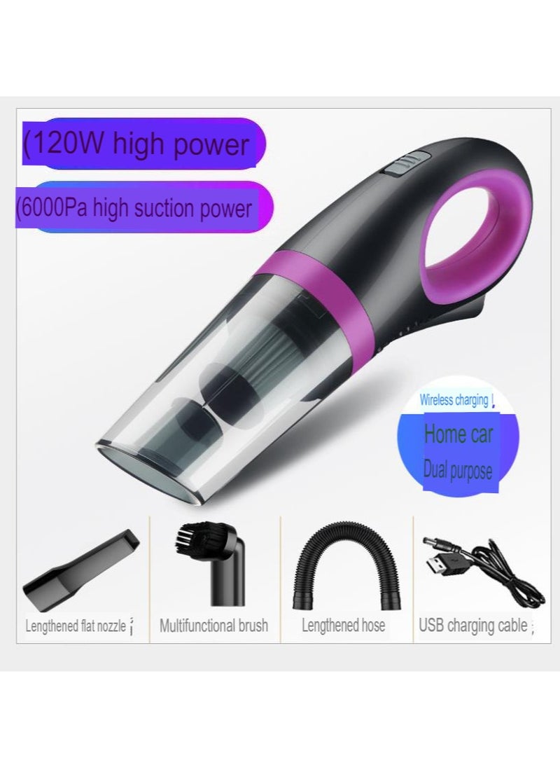 Multifunctional wireless car vacuum cleaner Handheld portable vacuum cleaner Home car dual-purpose vacuum cleaner