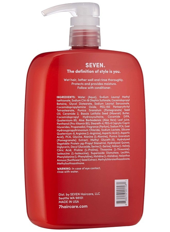 سيفين شامبو رينزو كولور للعناية بالشعر المصبوغ، خالٍ من الكبريتات، يرطب ويقوي ويطيل فترة الاحتفاظ باللون مع الصبار وفيتامين ب5 وبذور عباد الشمس للرجال والنساء، صنع في الولايات المتحدة الأمريكية، 32 أونصة - Image 2