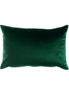 Cango Home Dark Green Velvet (Babyface) Double Sided Throw Pillow Cover  - Image 2