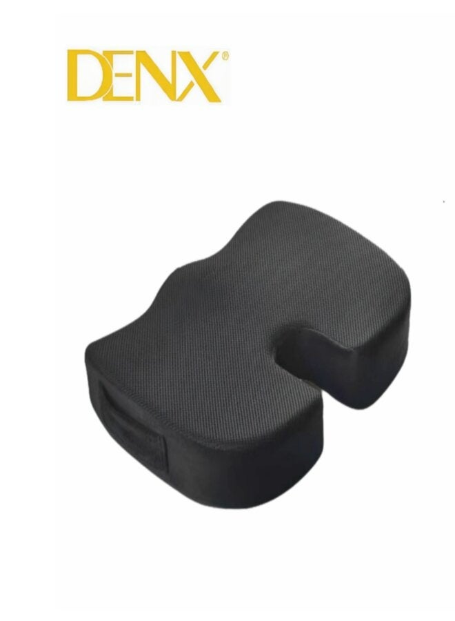 دينكس وسادة مقعد من إسفنج الذاكرة المعزز بالجل باللون الأسود - Image 3