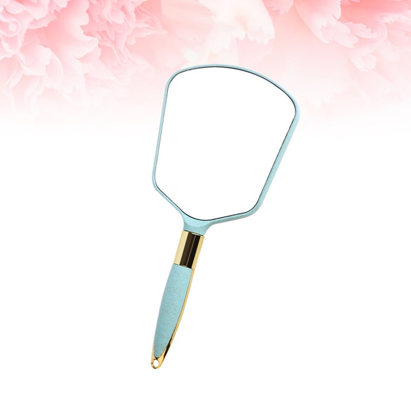 1pc Handheld Makeup Mirror Wall Hanging Mirror Portable Cosmetic Mirror for Women Girls ( ) - Image 1