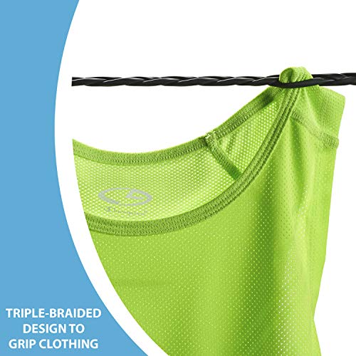 Lewis N. Clark Adjustable Latex Clothesline For Hotel Travel, Camping + Laundry Room, No Safety Pins Needed, Small Enough To Store In Laundry Basket, Backpack, Or Camping Gear - Image 3