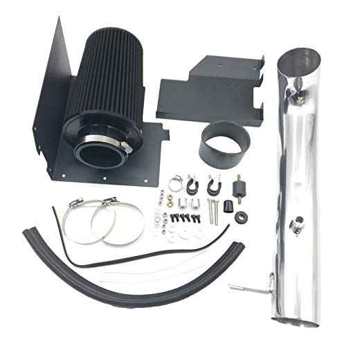 MOOSUN Performance Cold Air Intake Piping Kit for 2012-2018 Jeep Wrangler 3.6L V6 Silver & Black - Image 3