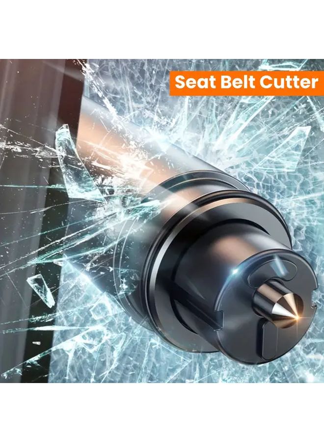 Black 2 In 1 Emergency Escape Hammer Window Breaker And Seat Belt Cutter - Image 5