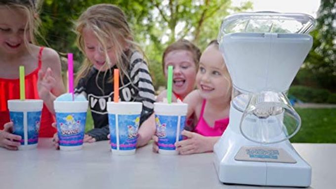 SNOWIE Little Snowie Max Snow Cone Machine Premium Shaved Ice Maker, With Powder Sticks Syrup Mix, Premium Kit, White - Image 2