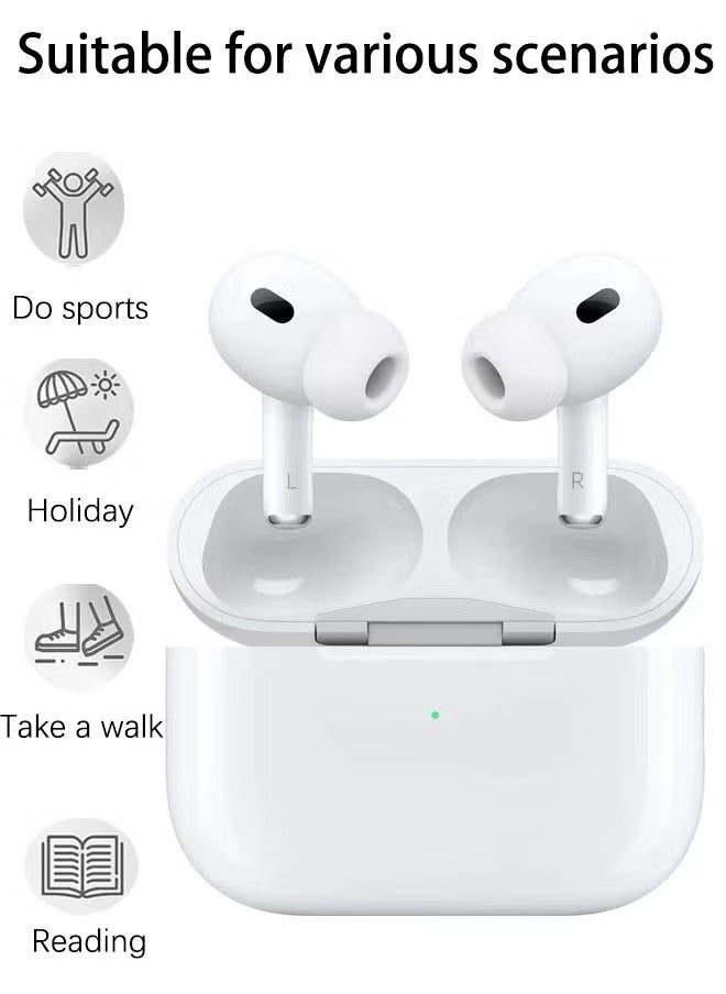 Golau - Wireless Earbuds With MagSafe Case,Bluetooth Headphones,Active Noise Cancellation,Hearing Aid Feature, Transparency, Personalized Spatial Audio,USB-C Charging - Image 1