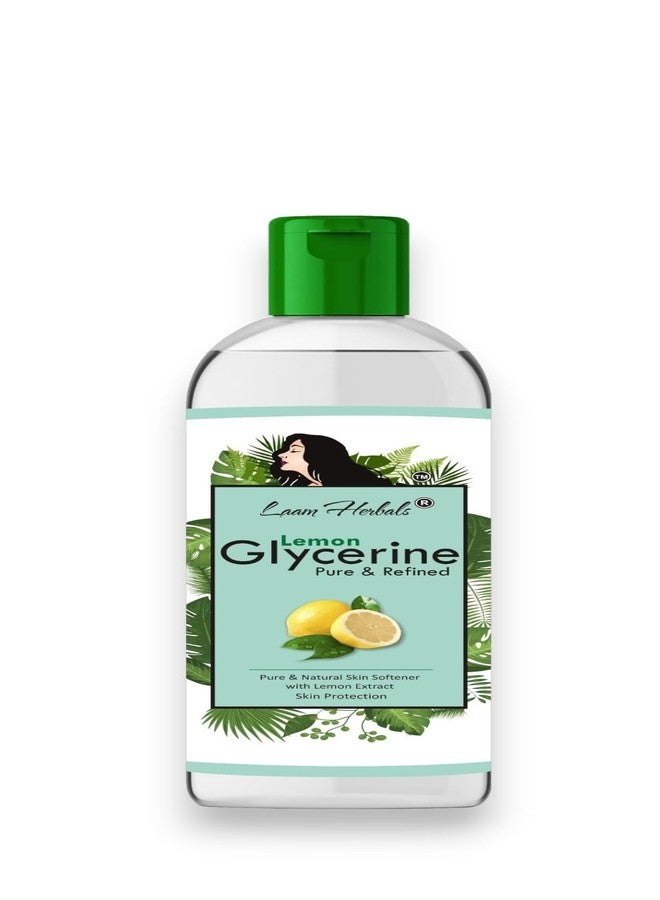 Laam Lemon Glycerine Pure & Refined | Enriched with Vitamin C | Used for Chaffing, Moisturizing, Uneven Skin Tone, Dryness, Dark Spot, Wrinkles, Aging | Natural, Soft & Glowing Skin- 125g - Image 1